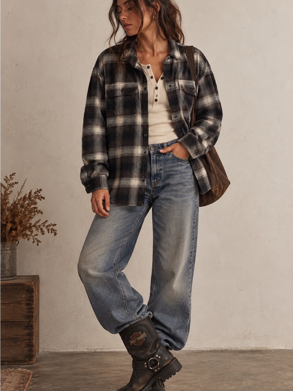 Orvis Flannel Button-Up Shirt | Women’s Large